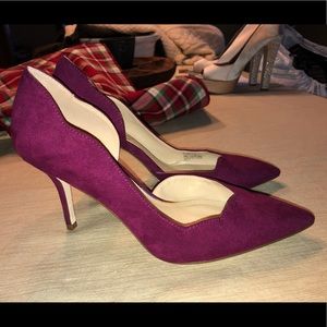 NEW Jessica simpson burgundy high heels